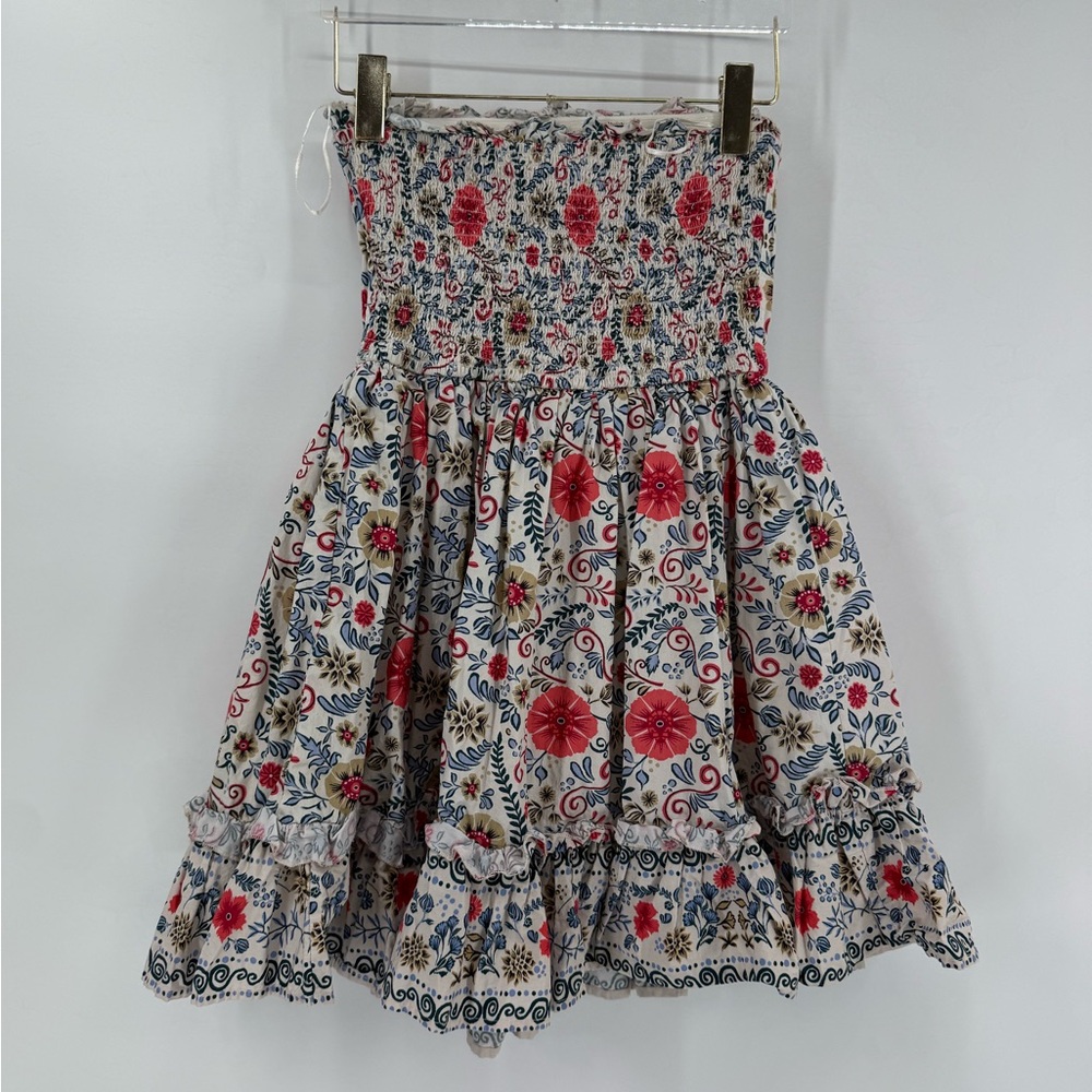 By Anthropologie Forever That Girl Ruffle Tube Mini Dress size xs - Picture 9 of 10